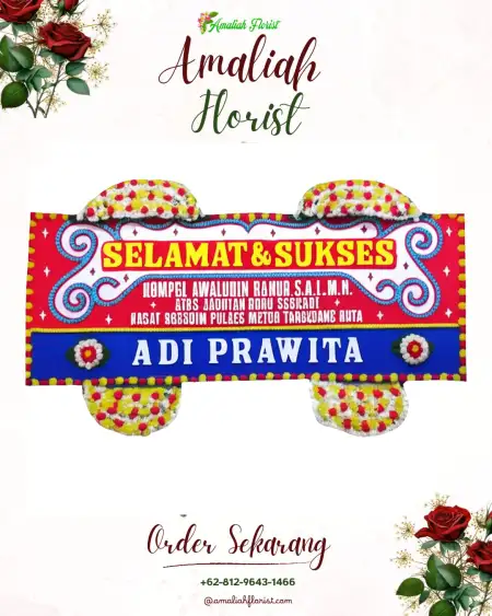 Papan Bunga Ucapan Selamat Siawang